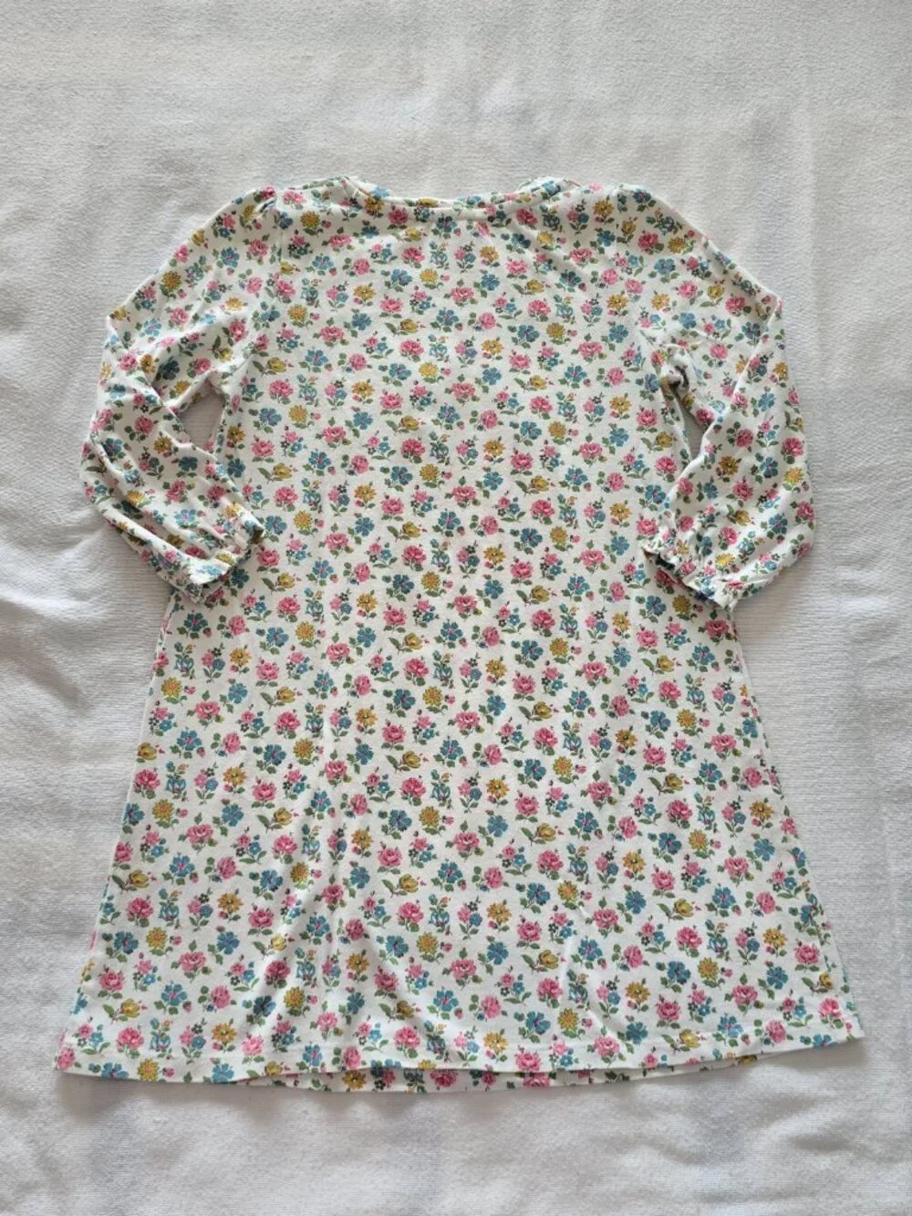 3-4Y Girls Mini Boden Long Sleeve Nightgown Bundle (Holiday and Floral)